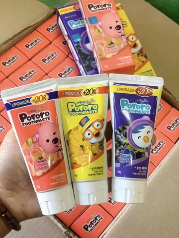 Kem Đánh Răng Pororo Không Chứa Fluor – An Toàn Cho Bé 70g