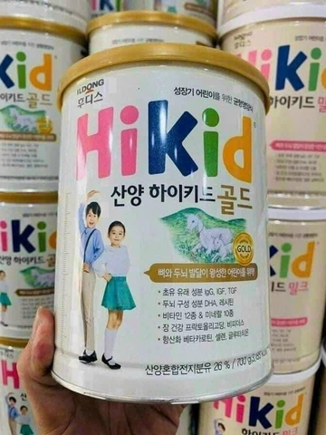 Sữa Dê Hikid tăng chiều cao Hàn Quốc 650g (1-9t)
