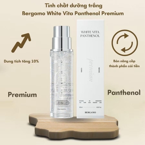 Tinh Chất Dưỡng Trắng Bergamo White Vita Panthenol Premium 120ml