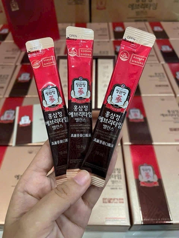 Nước Tinh Chất Hồng Sâm Chính Phủ KGC Everytime Balance hộp 30 gói x 10ml