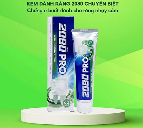 Kem Đánh Răng Dental Clinic 2080 Chống Ê Buốt Cho Răng Quá Nhạy Cảm 125g