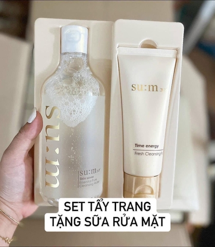 SET TẨY TRANG SU:M37 400ml + TẶNG SRM 100ml