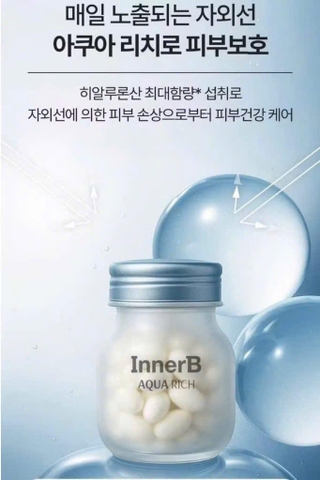 Viên Uống Cấp Nước Innerb Aqua Rich Double Up 56 Viên Mẫu Mới