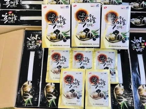 Nước Tỏi Đen GYEONGBUK Hàn Quốc hộp 30 gói * 70ml