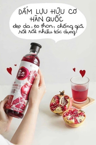 Nước Giấm Lựu Hữu Cơ Daesang Hàn Quốc 900ml
