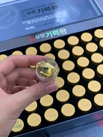 An Cung Ngưu Hoàng Hoàn Hàn Quốc Hộp Giấy 60 Viên
