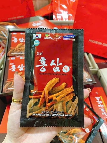 Nước Hồng Sâm Pocheon Hàn Quốc 6 năm tuổi hộp 30 gói
