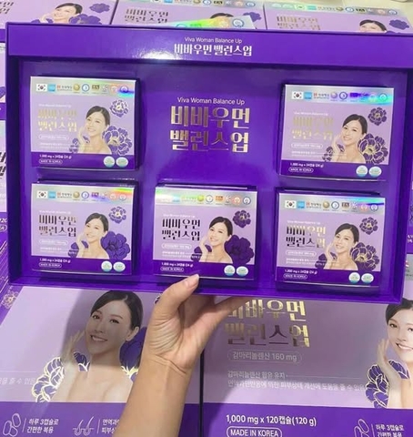 Viên Uống Viva Woman Balance Up -1000mg x 120 viên