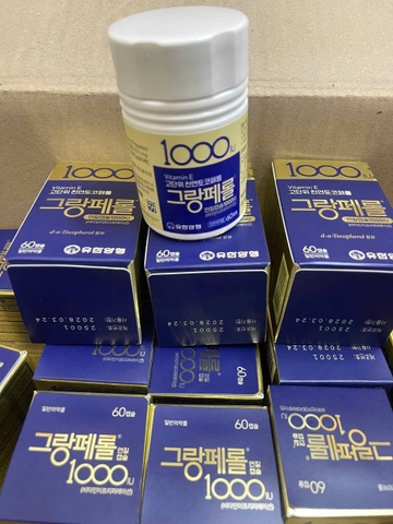 Viên uống Vitamin E 1000IU Hàn Quốc 60 viên