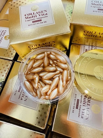 Collagen tươi Ammud Multi Vita Capsule Ampoule 38 viên