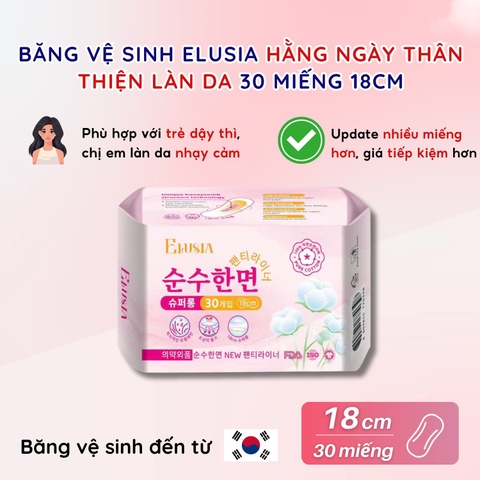 🌸 BĂNG VỆ SINH ELUSIA – DỊU NHẸ CHO LÀN DA NHẠY CẢM 🌸