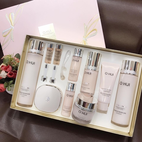 Bộ Dưỡng Da Trắng Hồng Ohui Miracle Moisture 10 sản phẩm