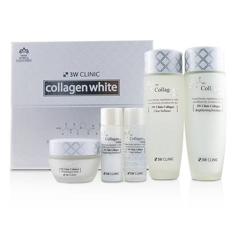 Bộ dưỡng trắng cao cấp 3W Clinic Collagen White - Hàn Quốc