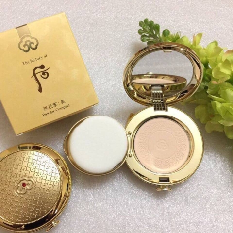 Phấn phủ Whoo vàng siêu mịn Whoo Mi Powder pact