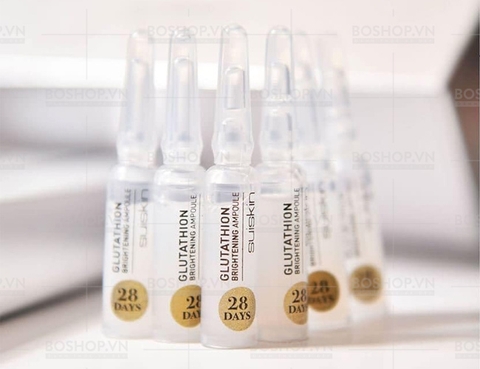 Bộ Tinh Chất Làm Sáng Da SUISKIN GLUTATHIONE BRIGHTENING AMPOULE 28 DAYS
