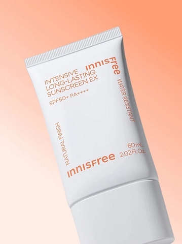 (Mẫu mới) Kem Chống Nắng Lâu Trôi Innisfree Intensive Long-Lasting Sunscreen Ex SPF50+ PA++++ 60ml