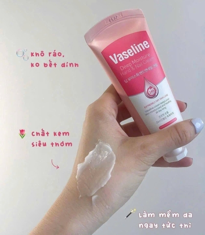 KEM DƯỠNG DA TAY VASELINE DEEP MOISTURE – 60ML