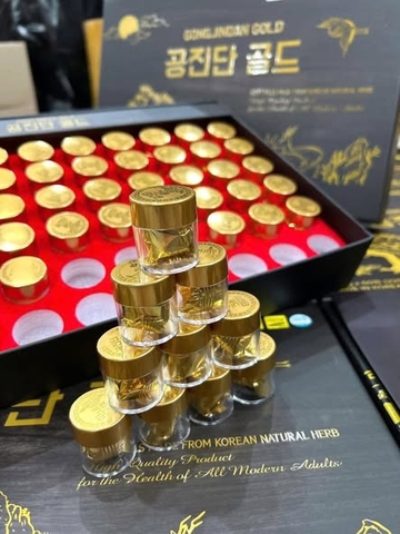 AN CUNG TRẦM HƯƠNG GONGJINDAN GOLD  60 VIÊN MẪU MỚI – HỘP GIẤY CAO CẤP