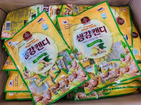 KẸO GỪNG 365 PREMIUM GINGER CANDY HÀN QUỐC – GÓI 200G