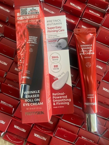 Kem Dưỡng Mắt Prettyskin Wrinkle Eraser Roll On Eye Cream 30ml