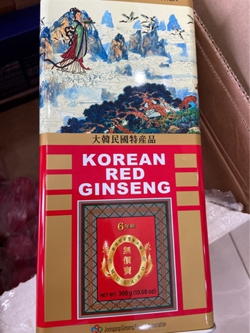 SÂM HỘP SẮT 300G INSAM (10 CỦ) – HÌNH CÔ TIÊN TEM TRÊN