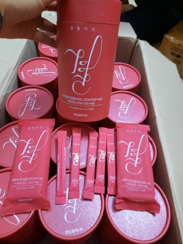 Bột collagen Lemona Hàn Quốc Hộp 60 Gói