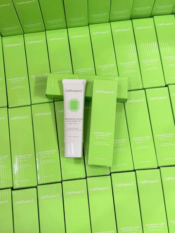 Kem Chống Nắng Cho Da Dầu Mụn Cell Fusion C Clear Sunscreen 100 SPF 50+/PA++++ (50ml)