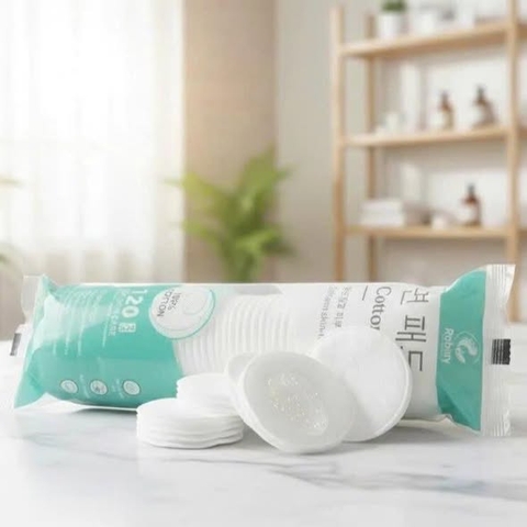 BÔNG TẨY TRANG ROBINY 100% COTTON
