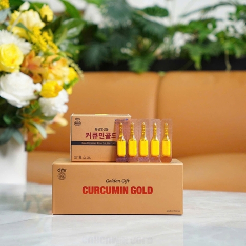 Tinh Nghệ Nano Curcumin Gold Golden Gift 100 ống Hàn Quốc