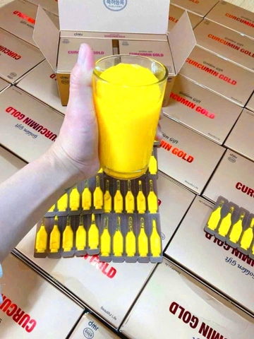 Tinh Nghệ Nano Curcumin Gold Golden Gift 100 ống Hàn Quốc