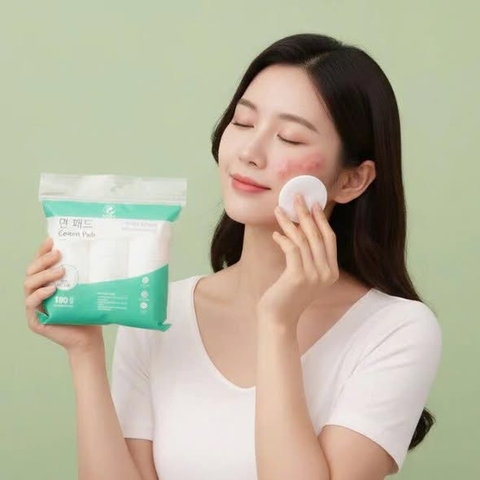 BÔNG TẨY TRANG ROBINY 100% COTTON