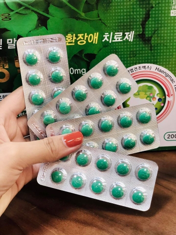 Thuốc bổ não Hengmec Hàn Quốc tăng tuần hoàn não và trí nhớ 200v