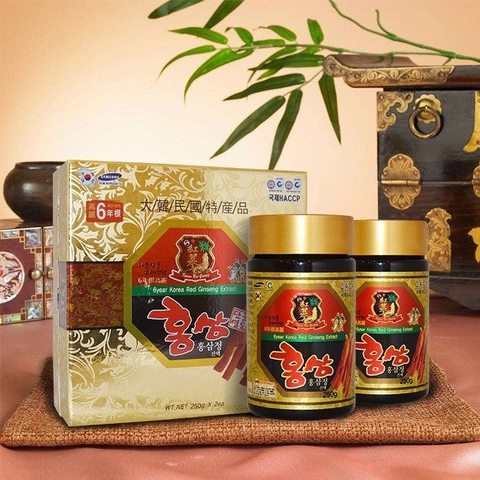 Cao hồng sâm 6 năm tuổi Kanghwa hộp giấy 2 lọ * 250g