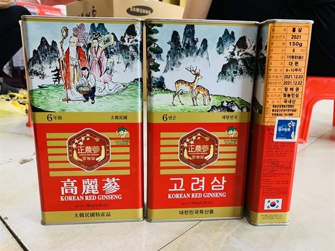 SÂM KHÔ INSAM HÀN QUỐC 150g (6–10 Củ)