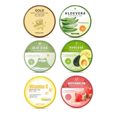 Gel Dưỡng Đa Năng Jeju Cica Soothing Gel Pretty Skin 300g