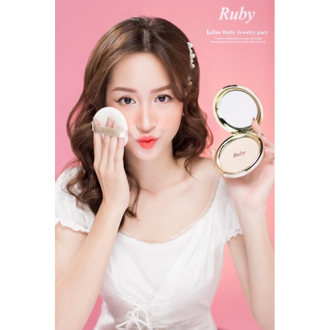 Phấn Phủ Siêu Mịn Ruby Jewelry Pact #1 ( trắng sáng)