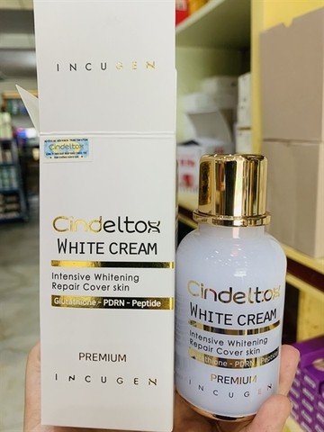 Kem Dưỡng Trắng Da Cindel Tox White Cream Hàn Quốc 50ml