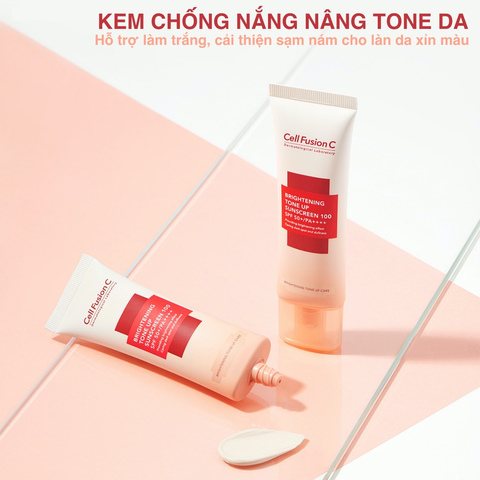 Kem Chống Nắng Nâng Tông Cell Fusion C Toning Sunscreen 100 Spf50+ Pa++++ (50ml)