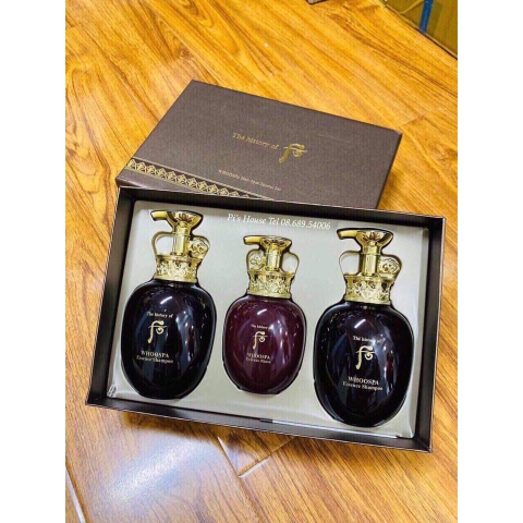 Set gội xả whoo đông y Hoàng Cung