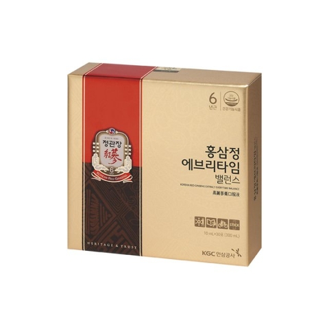 Nước Sâm Chính Phủ KGC - Cheong Kwan Jang hộp 30 gói x 10ml
