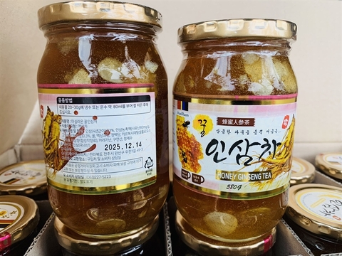 SÂM NGÂM MẬT ONG LỌ THUỶ TINH- 580g