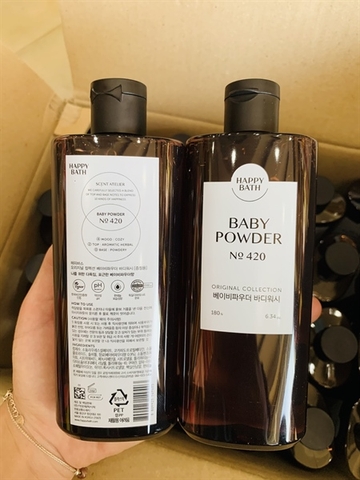 Sữa Tắm Happy Bath Original Collection Body Wash Baby Powder No.420