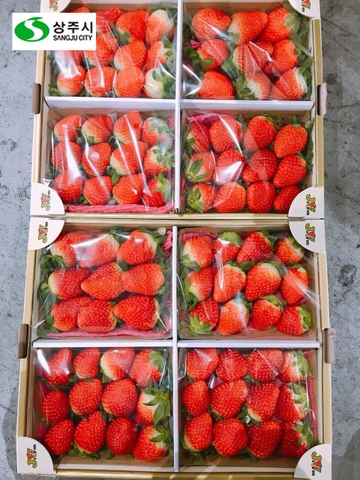 Dâu tây Ariyang Hàn Quốc (Hộp 1,2kg; 12-16 quả)