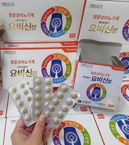 THUỐC BỔ THẬN PHÒNG VÀ TRỊ CÁC BỆNH VỀ THẬN ~ BÀNG QUANG 네프마리 (정) hộp 360 viên