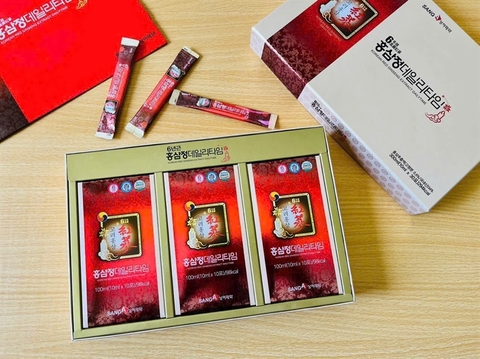 Nước Hồng Sâm Nguyên Chất Thượng Hạng Sanga Hàn Quốc 30 gói