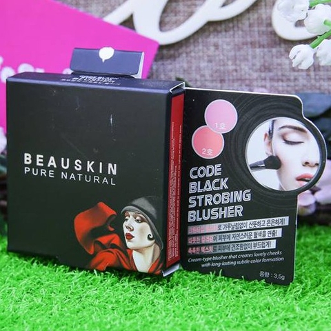 Phấn má dạng kem Beauskin Code Black Strobing Blusher #01