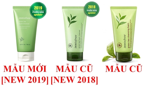 Sữa Rửa Mặt Trà Xanh Innisfree Green Tea Cleansing Foam 150ml – Mẫu Mới