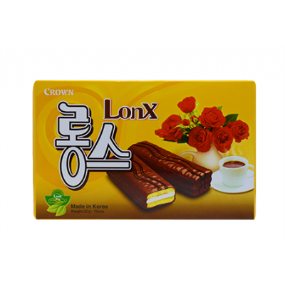 Bánh Crown Lonx Chocolate Hộp 220g