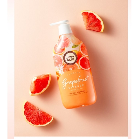 Sữa tắm Happy Bath Natural Essence Grapefruit- hương bưởi