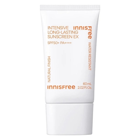 (Mẫu mới) Kem Chống Nắng Lâu Trôi Innisfree Intensive Long-Lasting Sunscreen Ex SPF50+ PA++++ 60ml